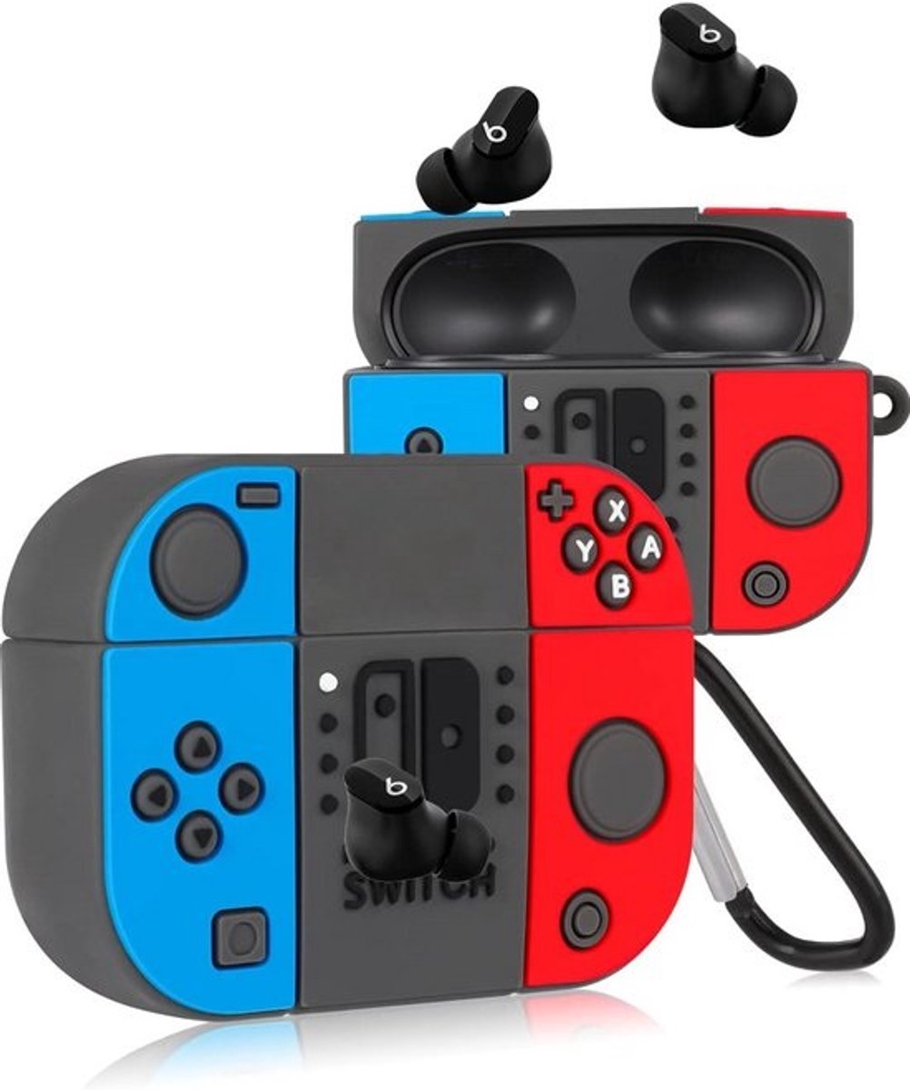 Stijlvolle Siliconen Hoes voor Beats Studio Buds met Trendy 3D Ontwerp