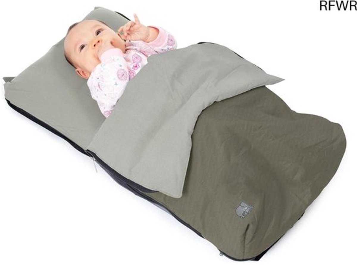 RFWR® Reisbed voor baby's met matras - Licht, draagbaar en eenvoudig op te zetten reisbed voor onderweg