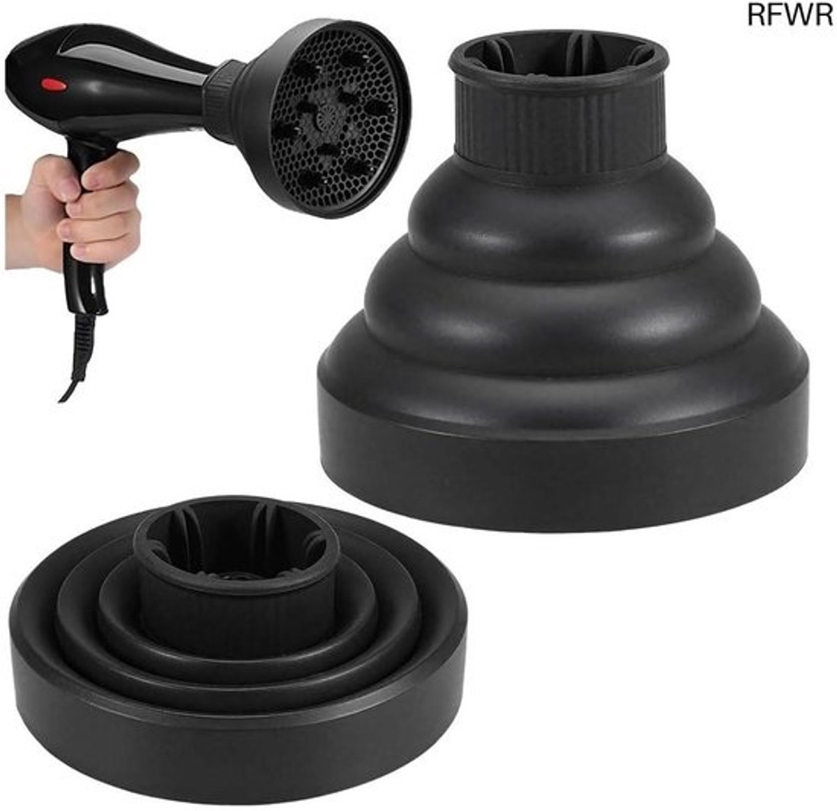RFWR® Universele opvouwbare diffuser voor haardroger - ideaal voor krullend en golvend haar