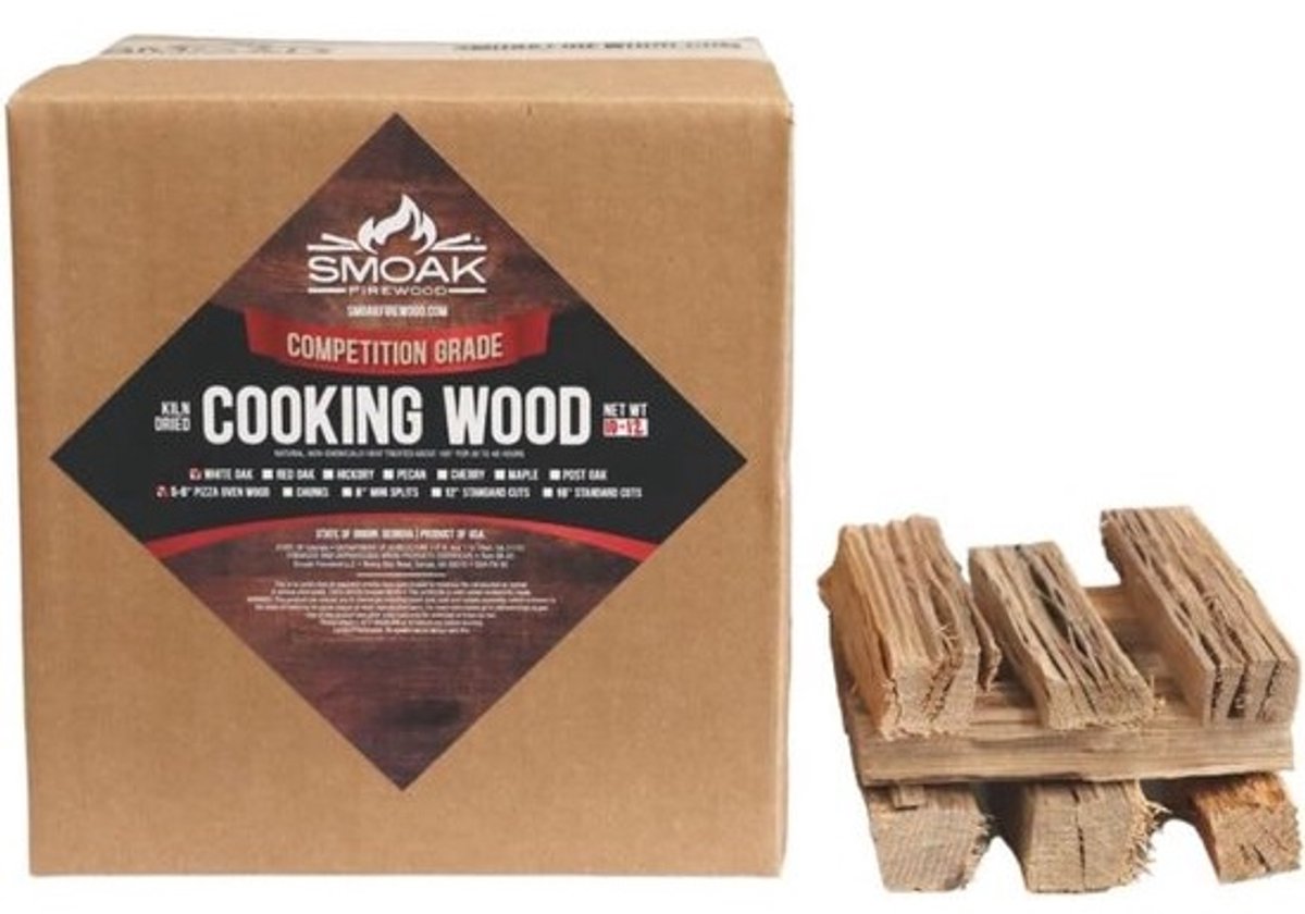 Oven Gedroogd Hout Klein Formaat voor Pizzaovens en Koken - Wit Eik