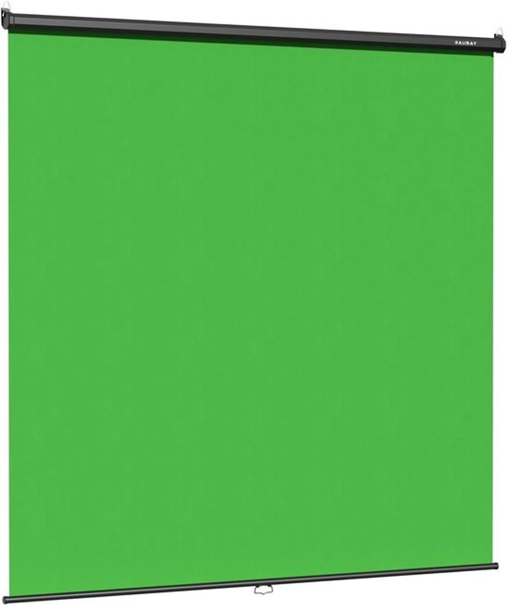 Intrekbaar Groen Scherm voor Streaming en Videoproductie - Chroma Key Achtergrond