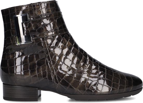 Gabor 712 Enkellaarsjes - Enkelboots met rits - Dames - Bronskleurig - Maat 40