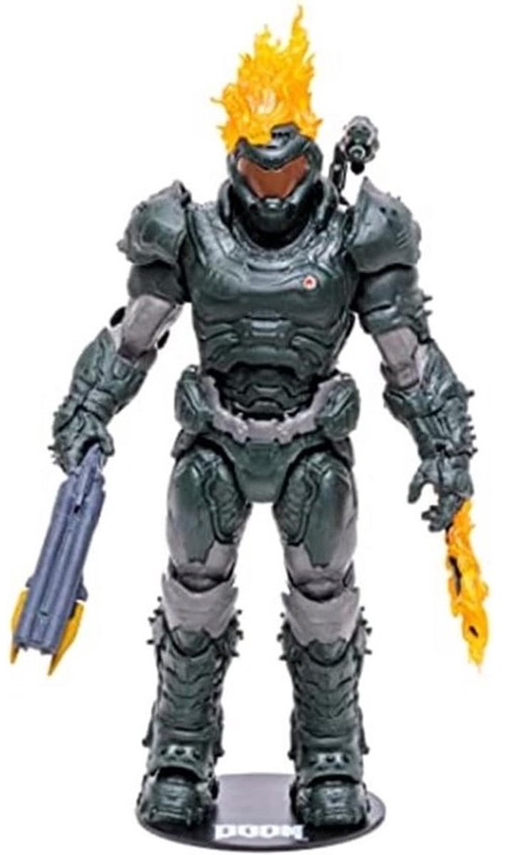 Doom Eternal Slayer Ember Skin verzamelbare actiefiguur met 22 bewegende delen - Vanaf 14 jaar