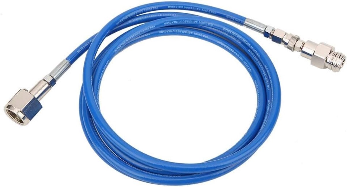 Hoge druk CO2 slang van 2.5 meter met adapter voor cilinders en soda machines, ideaal voor thuisbrouwerij en drankeninstallaties