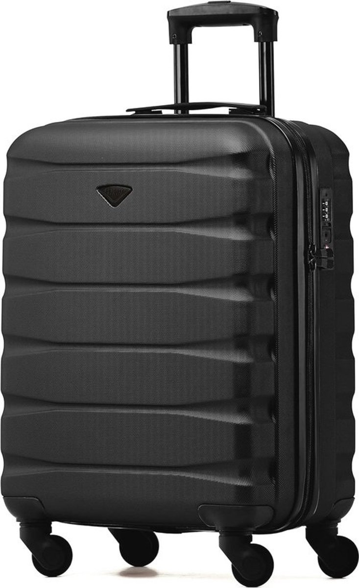 Lichte ABS Handbagage 55x35x25cm - Goedkeuring Ryanair, EasyJet, KLM - Ruimte voor 4 Koffers