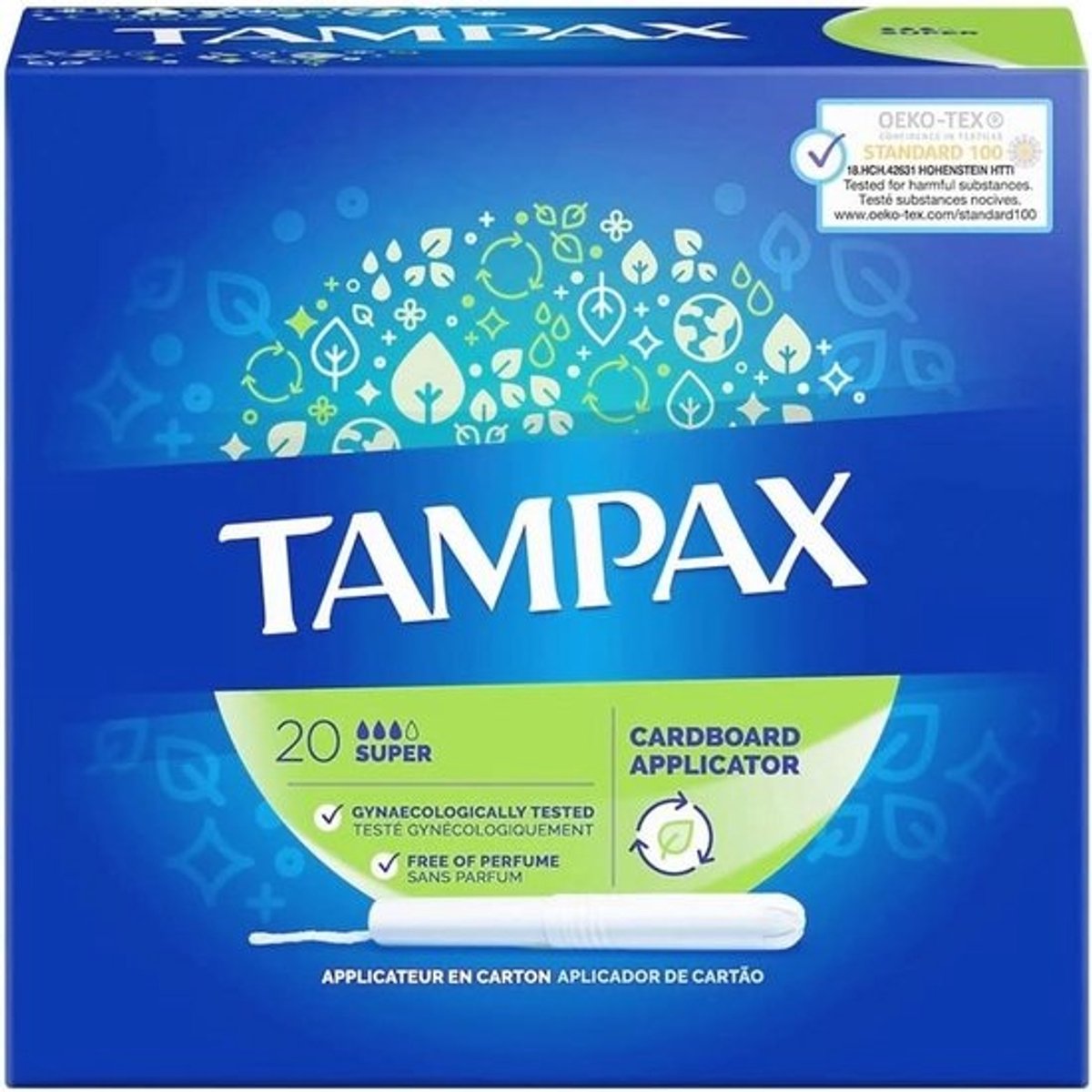 Super Absorberende Tampons met Kartonnen Applicator - 20 Stuks