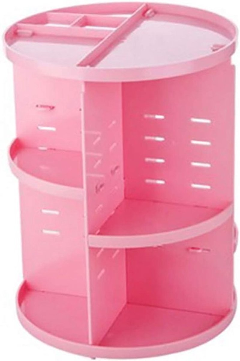 Make-up Organisator - Cosmetica Houder - Snel Vinden - 360 Graden Draaibaar - 23x30.4cm - Roze