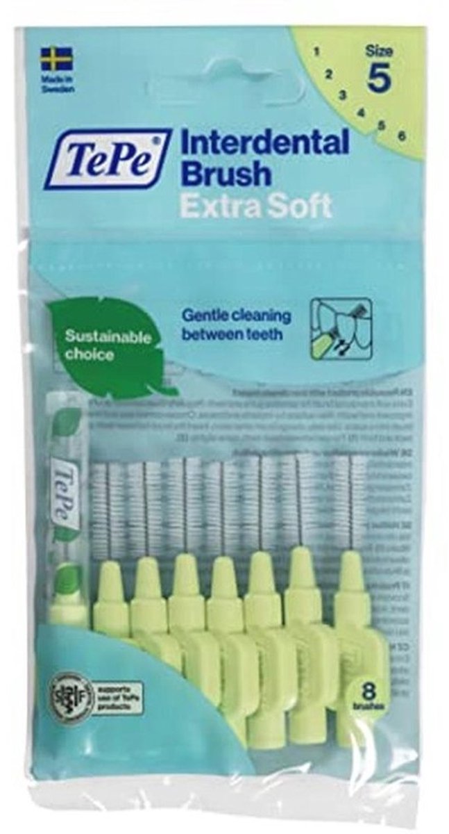 Interdentaalborstels X-soft 0.8 mm - Extra zachte tandenborstels voor optimale mondhygiëne