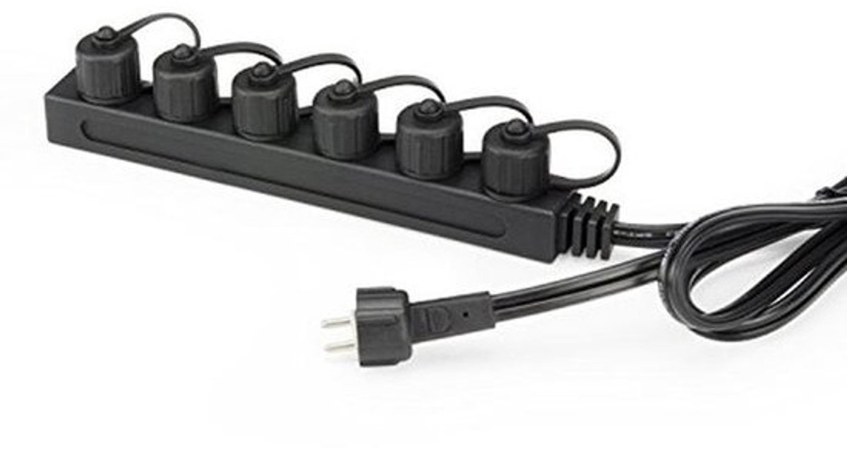 6-weg splitter voor 12 Volt verlichting