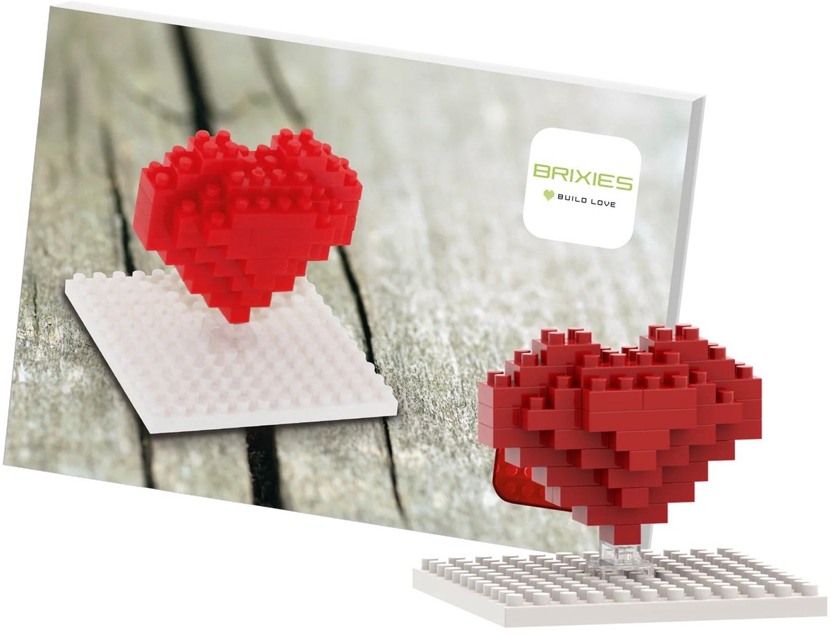 BRIXIES Postkaart – Hart