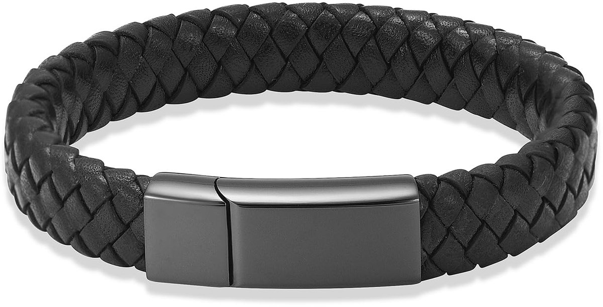 Crematie Sieraden Urn Armband voor As voor Vrouwen Mannen Memorial Gevlochten Lederen Urn Armband voor Menselijke As - ShopVlot
