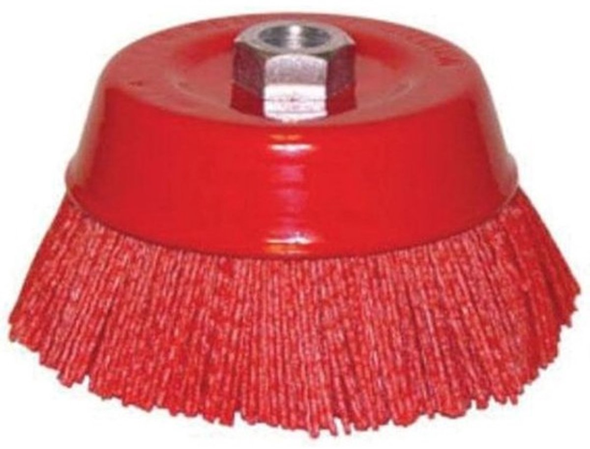 Set van 6 Nylon Potborstels voor Spuitwerk Voorbereiding