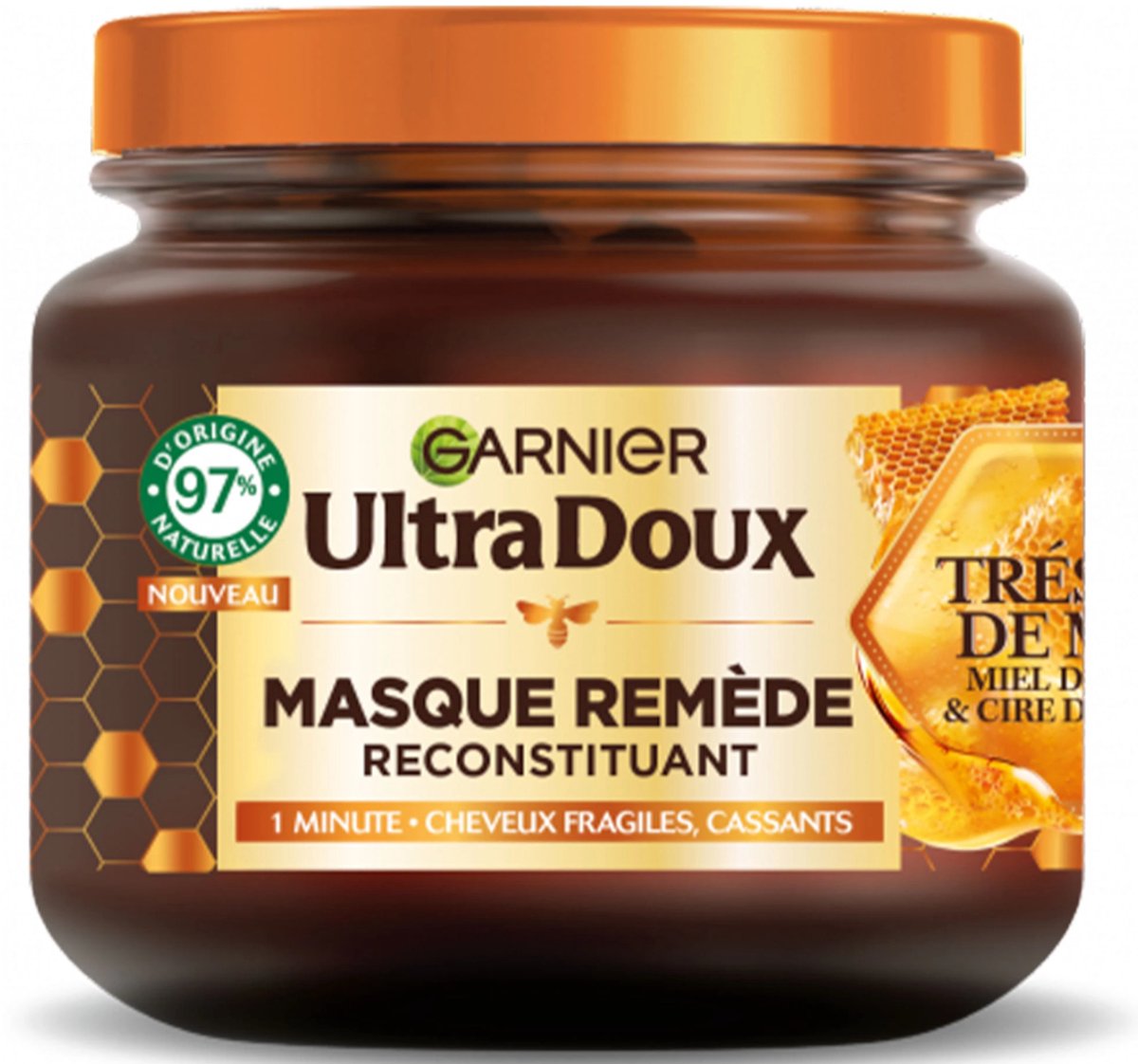 Garnier UltraDoux Honing herstellend haarmasker 340ML