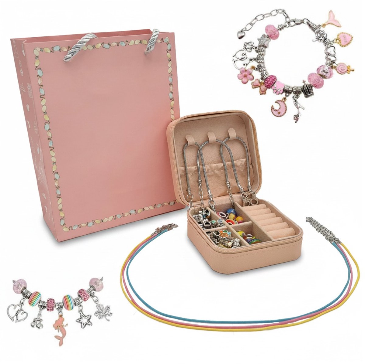 Dripio - Sieradenmakerij-set - Armbandketting-set - 66-delen