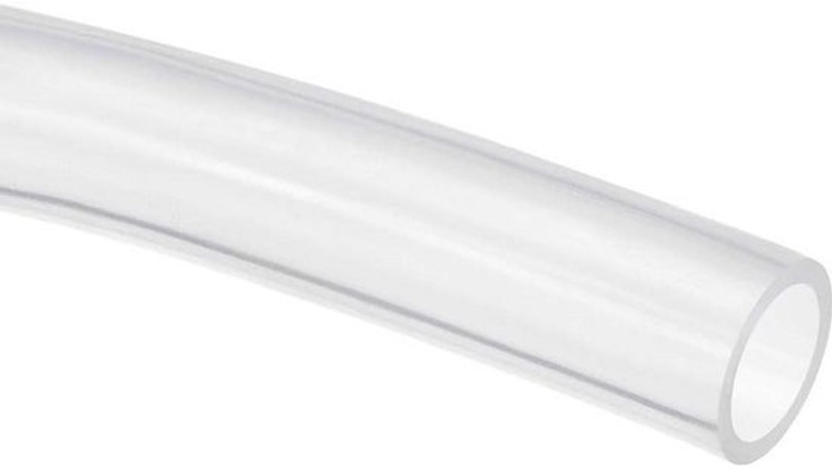 Flexibele Siliconen Slang Transparant 14mm ID x 20mm OD - 1 Meter voor Water en Olie