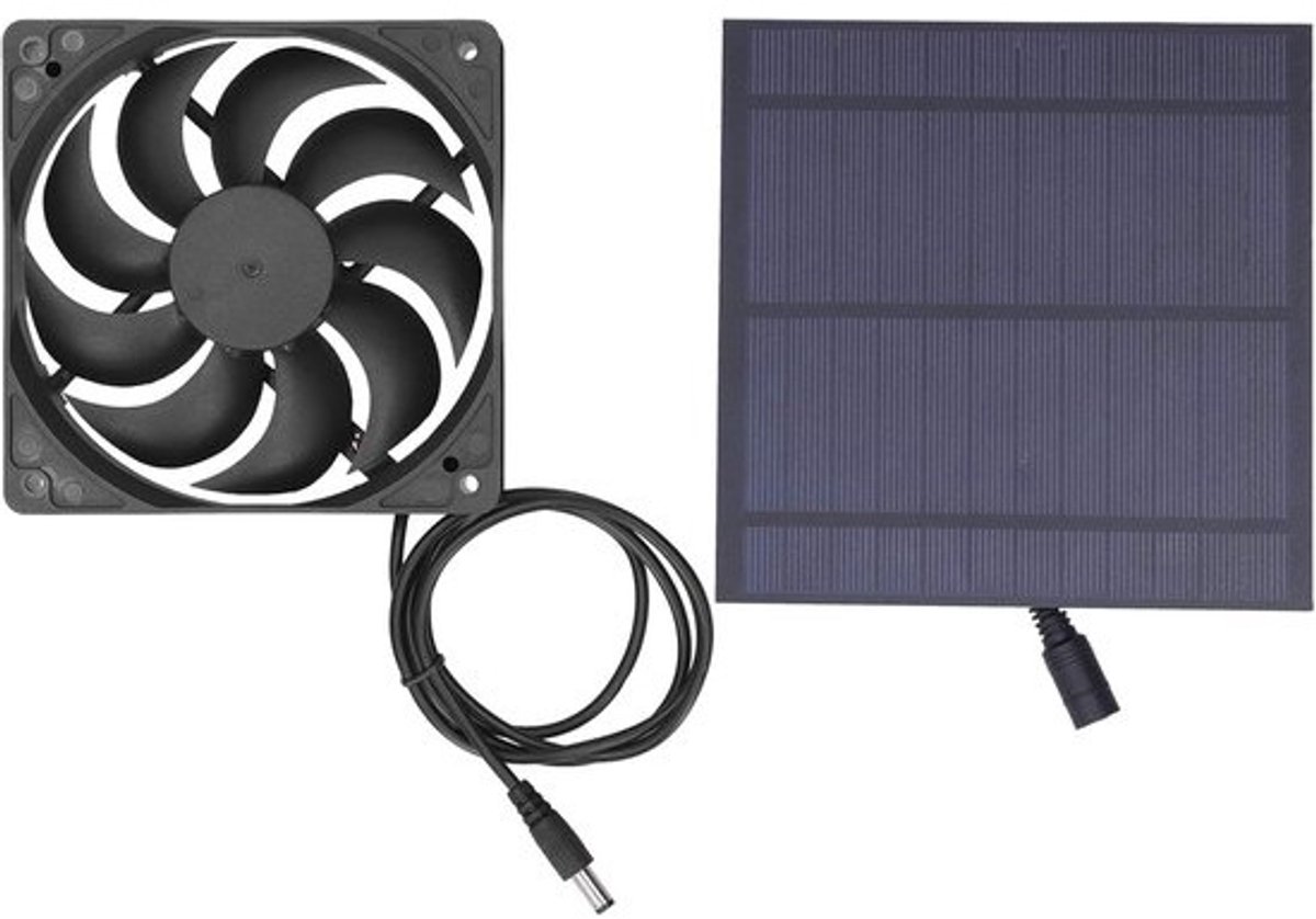 Zonnepaneel Kit - Zonne-energie Paneel - Ventilatie Toepassingen - Monokristallijn Silicium - 5 Watt Vermogen