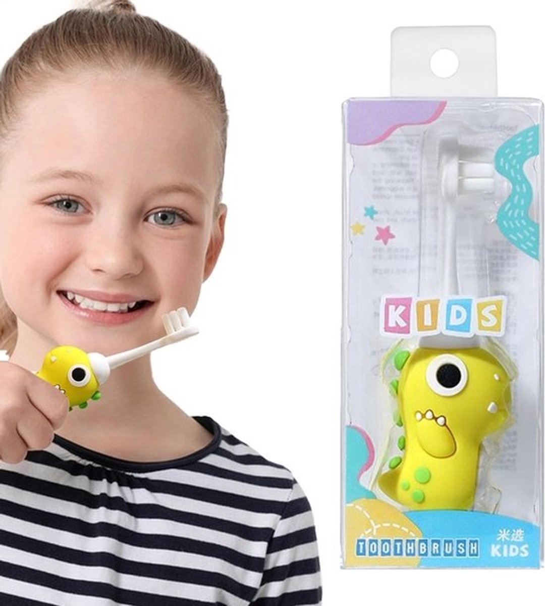 Kinder Tandenborstel - Peuter Borstel - Dagelijkse Mondverzorging - Zacht Borstelontwerp - 12.4 cm Lengte
