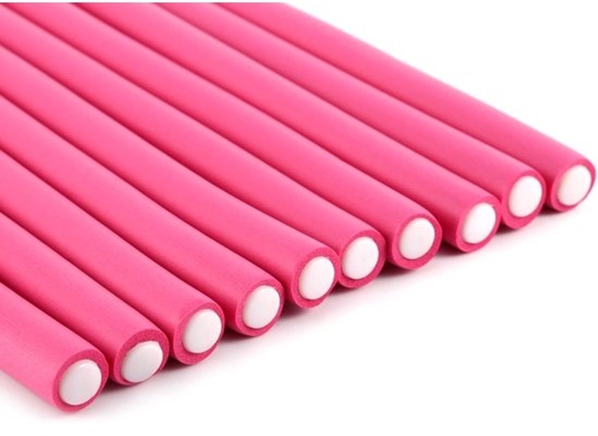 Haarkrullen Set - Flexibele Rollers - Zonder Hitte Krullen - Zacht voor Haar - 10 Stuks - Willekeurig