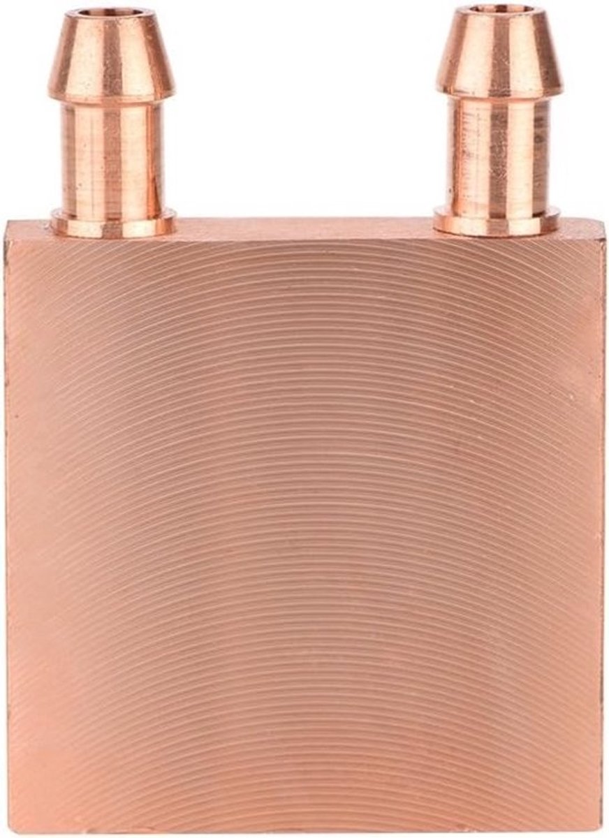 Koperen Waterkoelblok voor GPU en CPU Koeling - 40x40x10mm