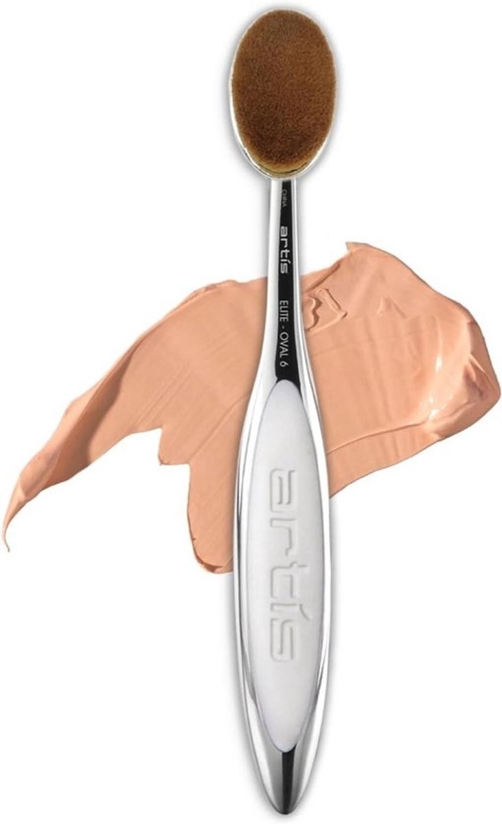 Ovale Make-upkwast voor Foundation en Crèmeproducten