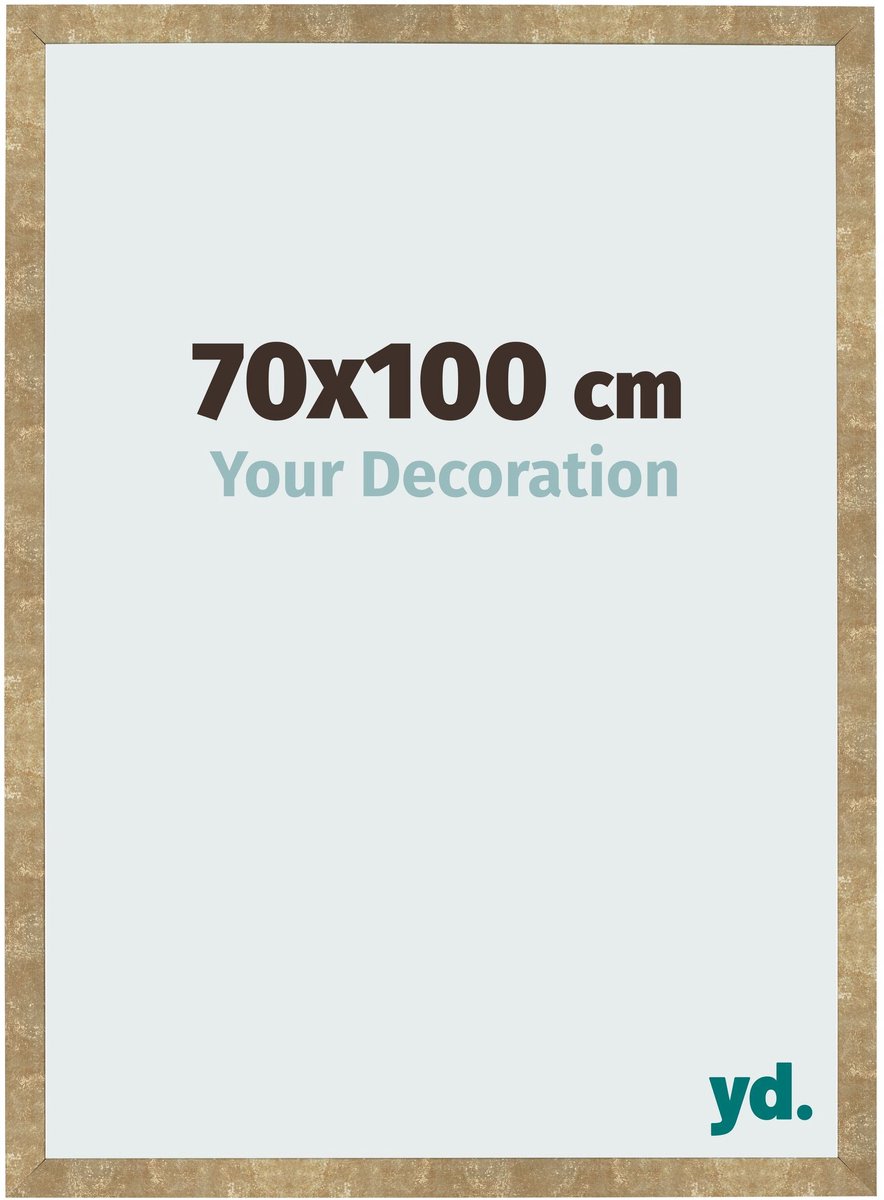 Your Decoration - Fotolijst 70x100 cm - MDF - Goud Antiek - Bologna