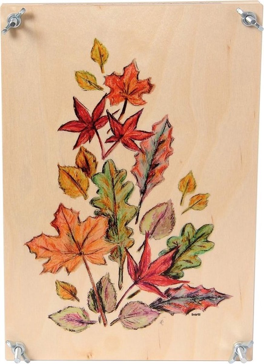 Houten Bloem Pers - Planten Drogen - Ambachtelijk Knutselen - Drukplaten Inclusief - 33 x 23 cm - Natuurhout