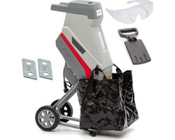 Elektrische Hakselaar - Takkenversnipperaar Mulcher - Tuinafval Verwerken - 2500 Watt Motor - 45 mm Takdikte - Zwart