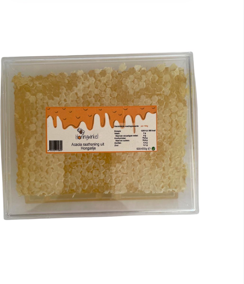 Raathoning acaciahoning 600-650g Hongarije