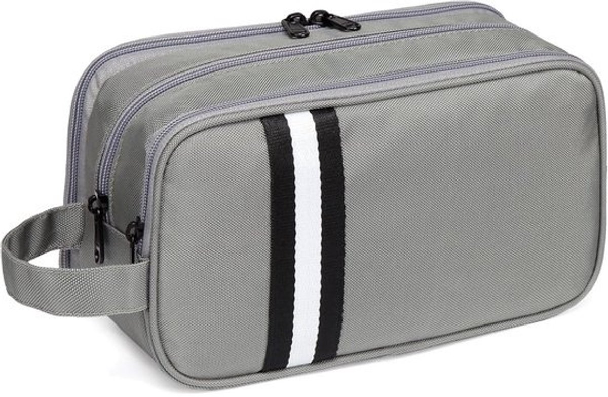 Toilettas voor Dames en Heren - Waterdichte Cosmetica Tas met Meerdere Vakken - Perfect voor Reizen - 3.8L