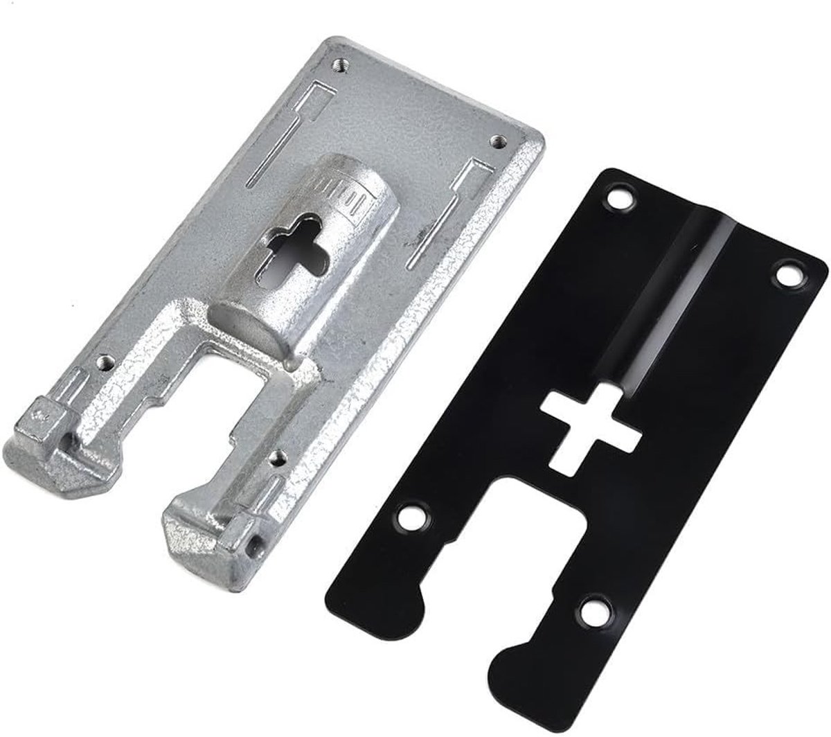 Vervangende Jigzaag Basisplaat Set van 2 - Aluminium en IJzer Jigzaag Accessoires voor Precisie en Stabiliteit