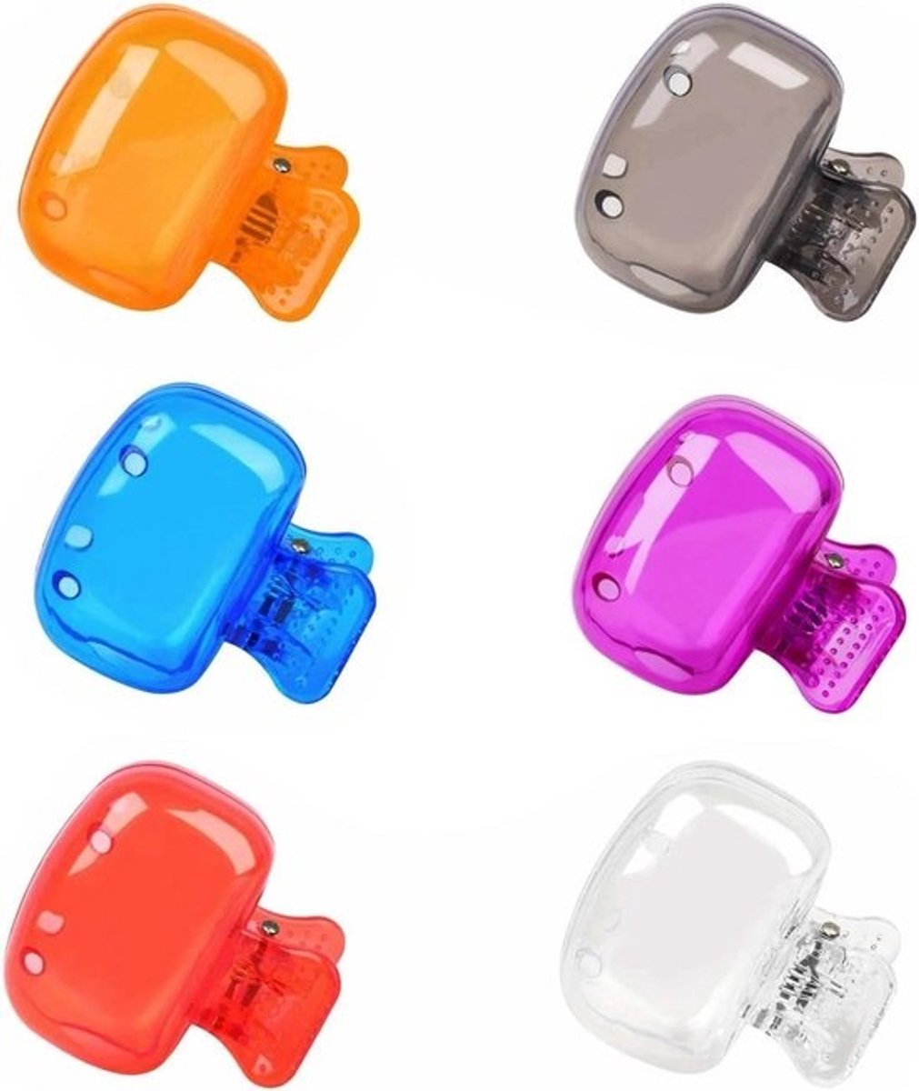 Tandenborstel Afdekkingen - Hoofdkapjes Opbergclip - Reis Bescherming - Ventilatie Openingen - 45 x 27 cm - Set van 6