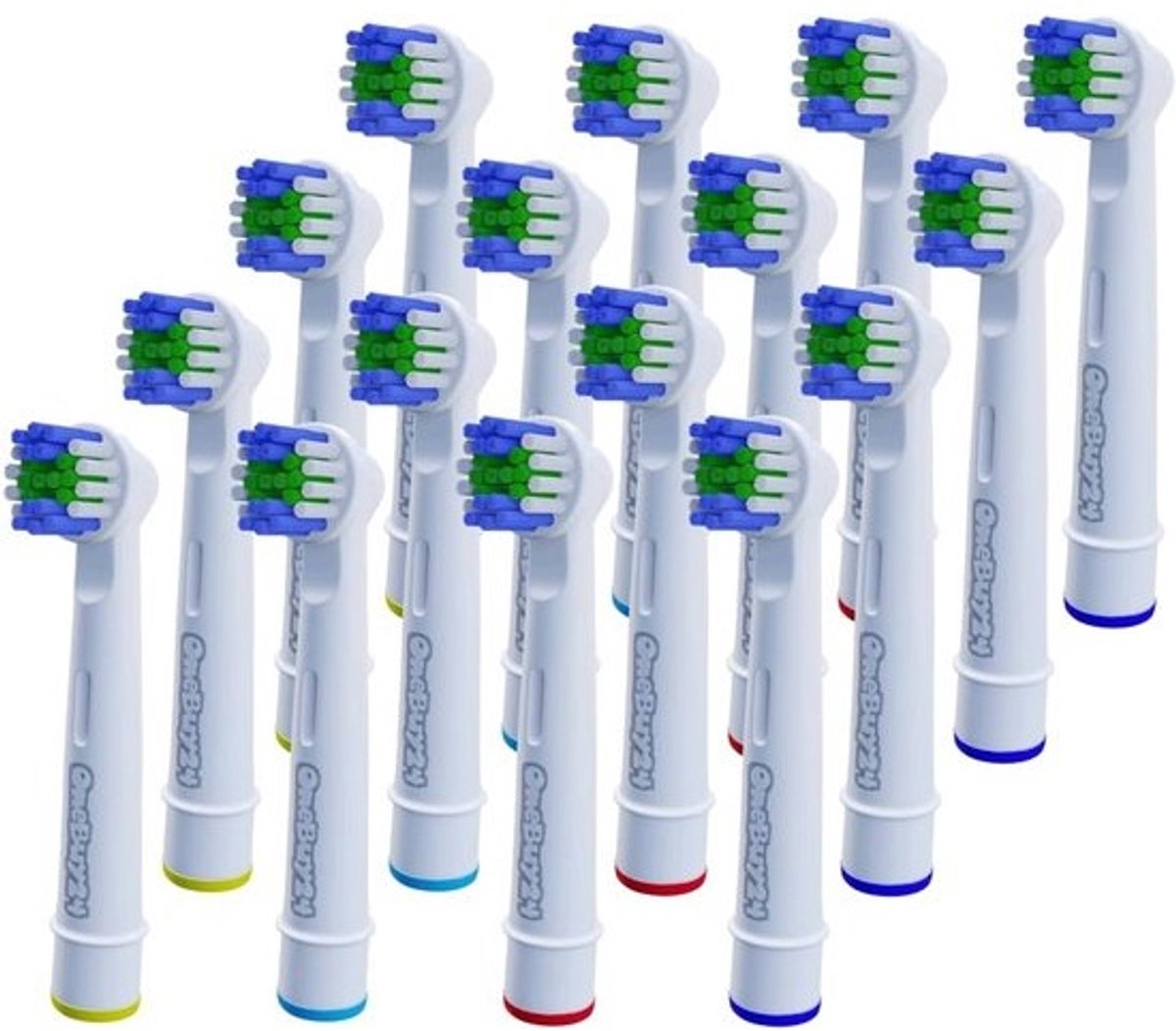 Opzetborstels Elektrisch Poetsen Compatibel met Diverse Modellen Roterende Tandenborstels (16 Stuks)