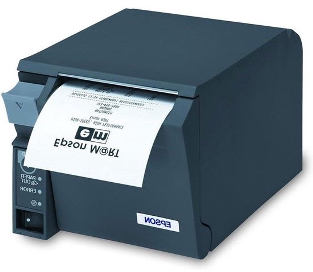 Thermische Bonprinter - Bonnen Printer Kassabon - Kassabonnen Printen - Automatische Snijfunctie - 8 cm Rol - Wit en Grijs