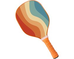 Pickle Ball Racket - Houten Paddle - Sport en Spel - Ergonomische Grip - Compact Ontwerp - Natuurlijk Hout