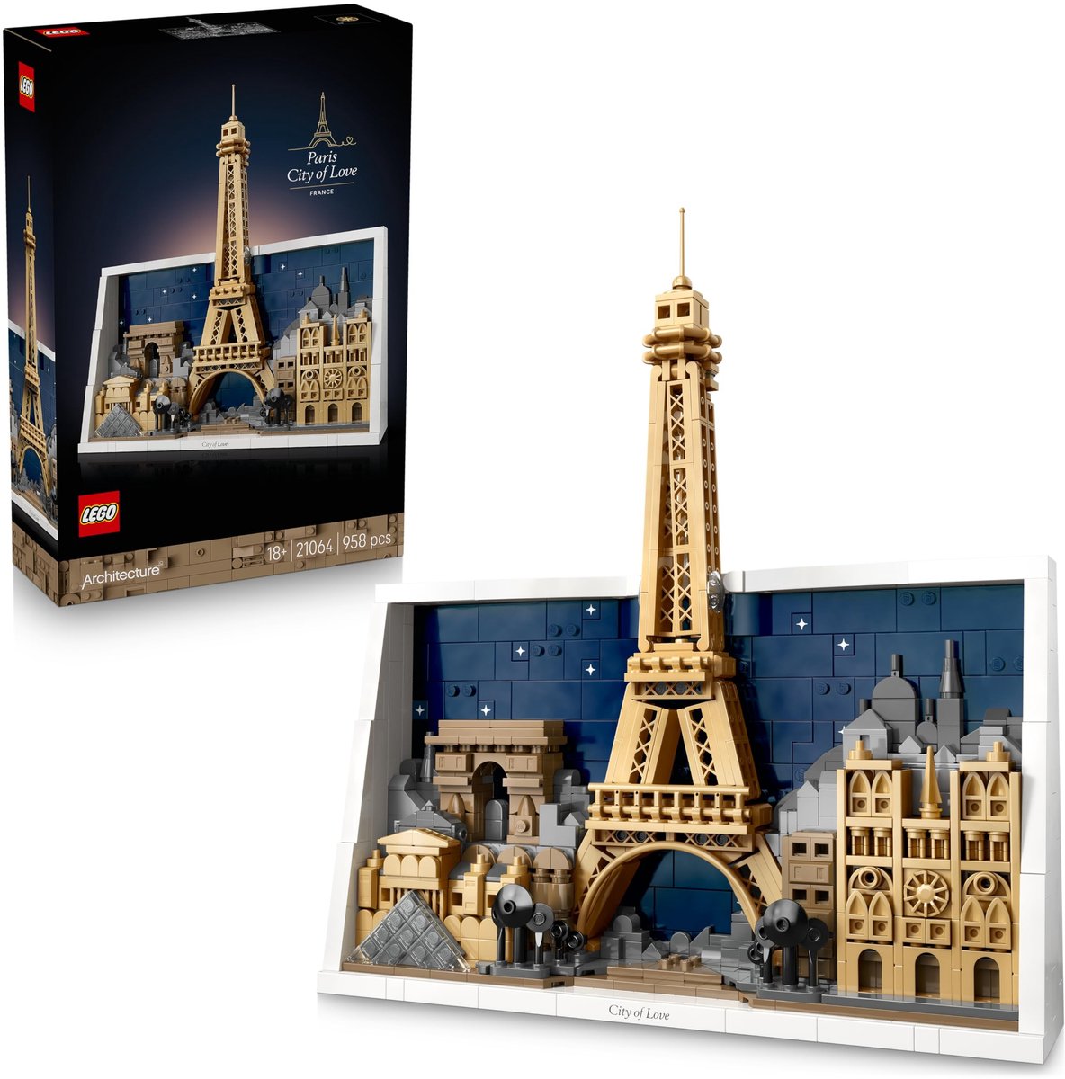 Dailygoods - Architecture: Parijs - Miniatuur Bouwpakket van Iconische Bezienswaardigheden