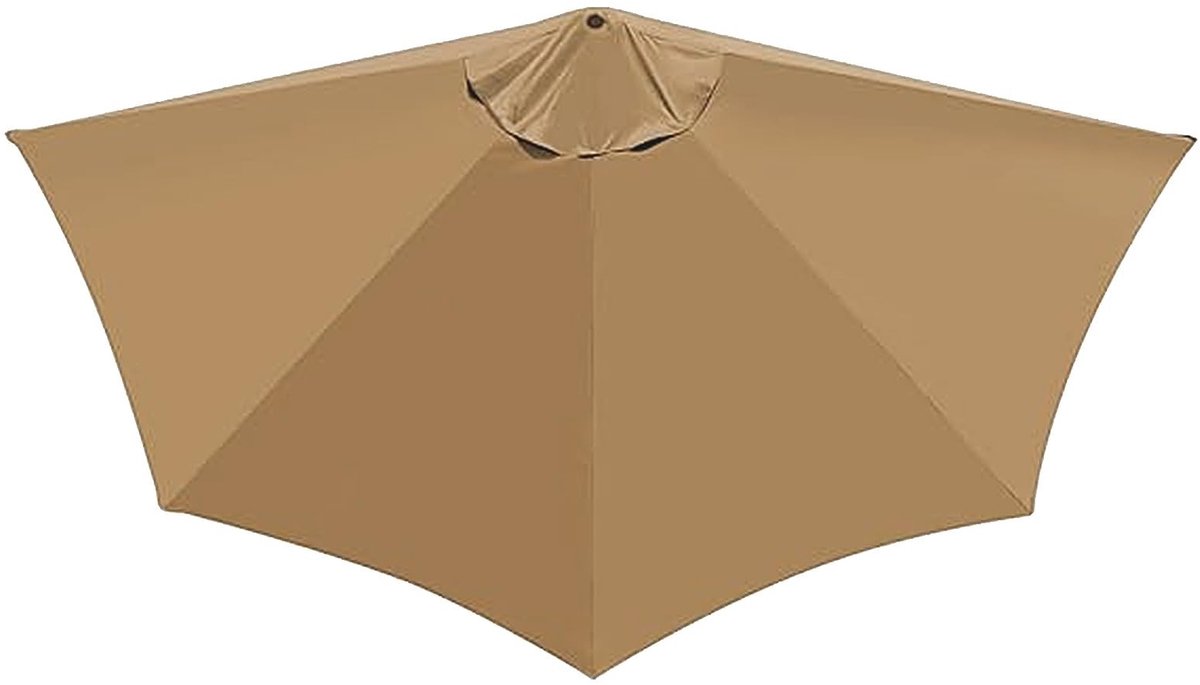 Dailygoods- Halfronde Parasol Vervangende Parasoldoek - UV-bescherming 30+ - Polyester Materiaal - 2,7 Meter Diameter - Geschikt voor Balkon/Terras - Eenvoudig te Monteren - Paraplustof