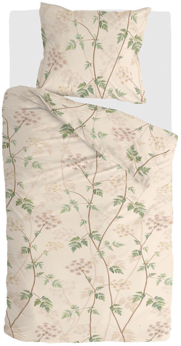 Byrklund Dekbedovertrek Vera - 140x220 - 80% Polyester / 20% Katoen - Beige