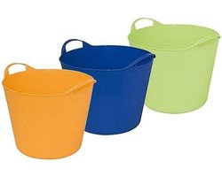 Multifunctionele Emmer - Opbergbak - Afval Verzamelen - Lichtgewicht en Flexibel - 24 Liter - Groen