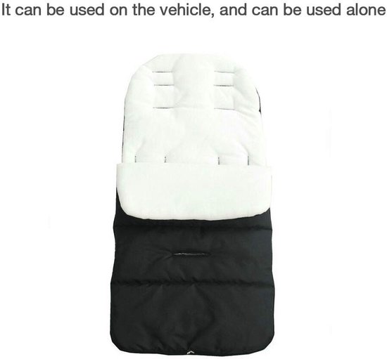 Dailygoods - Warme Voetenzak, Winter Winddichte Voethoes voor Kinderwagen, Multifunctionele Pasgeboren Kussenmatras, Wandelwagen Warme Voetenzak Kussenmatras Universeel Kinderwagenkussen van Dailygoods — afbeelding 2