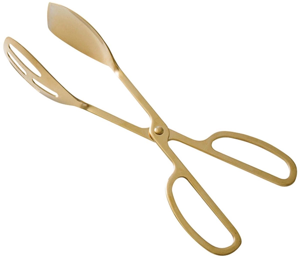 Dailygoods- Voedselserveertang 25,5 cm - Roestvrijstalen Keukentang - Serveertang RVS - Barbecueclip - Duurzaam - Hygiënisch en gemakkelijk schoon te maken