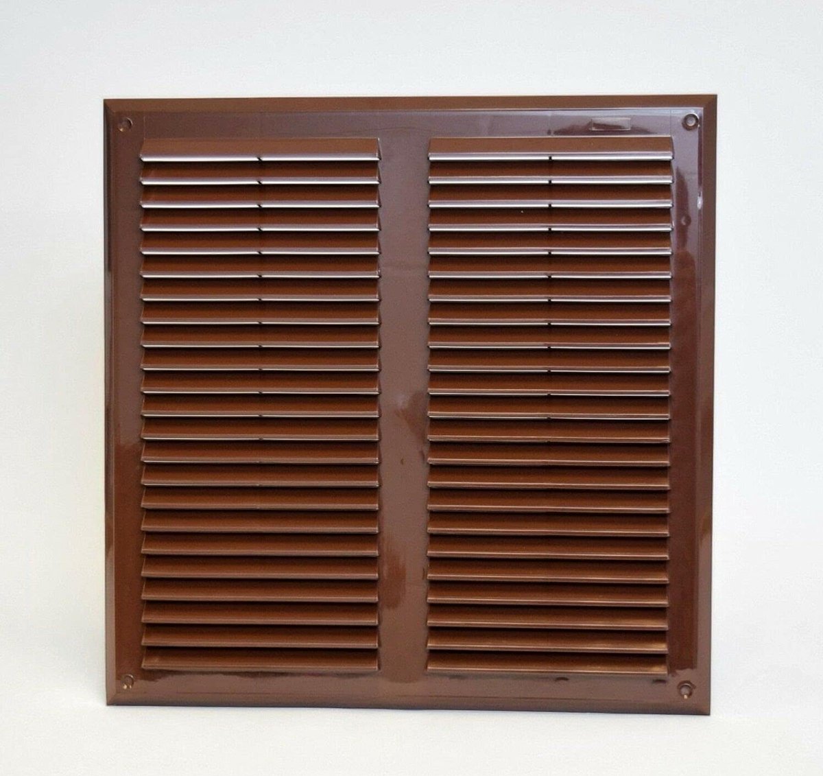Ventilatie Rooster - Afdekplaat Muur - Luchtcirculatie Binnen - Hoge Kwaliteit ABS - 35x35 cm - Bruin