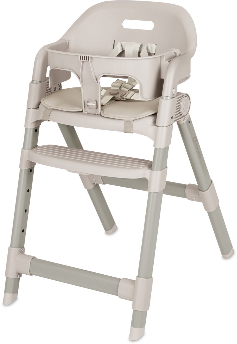 Lionelo Matt Kinderstoel 3in1 – Meegroeiende Eetstoel van 6 Maanden tot 110 kg – Opvouwbaar – Verstelbare Zitting & Voetensteun – 5-Puntsgordel – Afneembare Tray – Compact Design – Kinderstoel voor Baby, Kind en Volwassene – foto 2