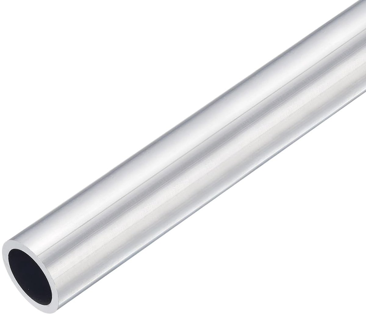 Dailygoods- Aluminium Buizen 6063 - 27mm Buitendiameter - 23mm Binnendiameter - 400mm Lengte - Naadloze Buizen - Duurzaam Aluminium - Corrosiebestendig - Aluminium Buis
