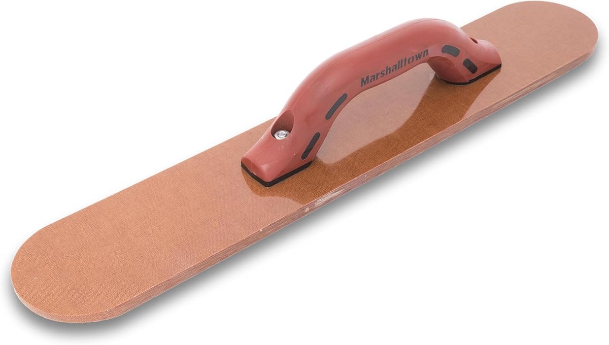 Canvas Gladder - Beton Spaan - Beton Afwerken - Afgeronde Uiteinden - 508x89 mm - Rood