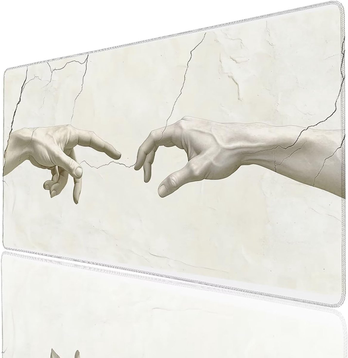 Grote Muismat - Bureauonderlegger - Gaming en kantoor - Waterdicht en antislip - 140x60 cm - Grijs
