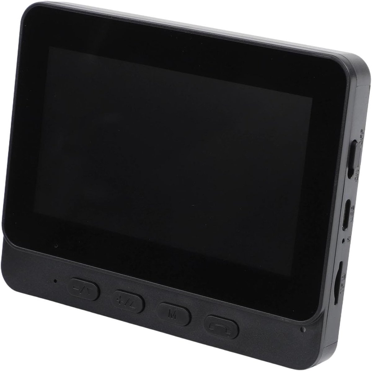 Draadloze videodeurbel - Beveiligingscamera met display - Thuisbeveiliging - Geen wifi of abonnement - 43 inch display - Grijs