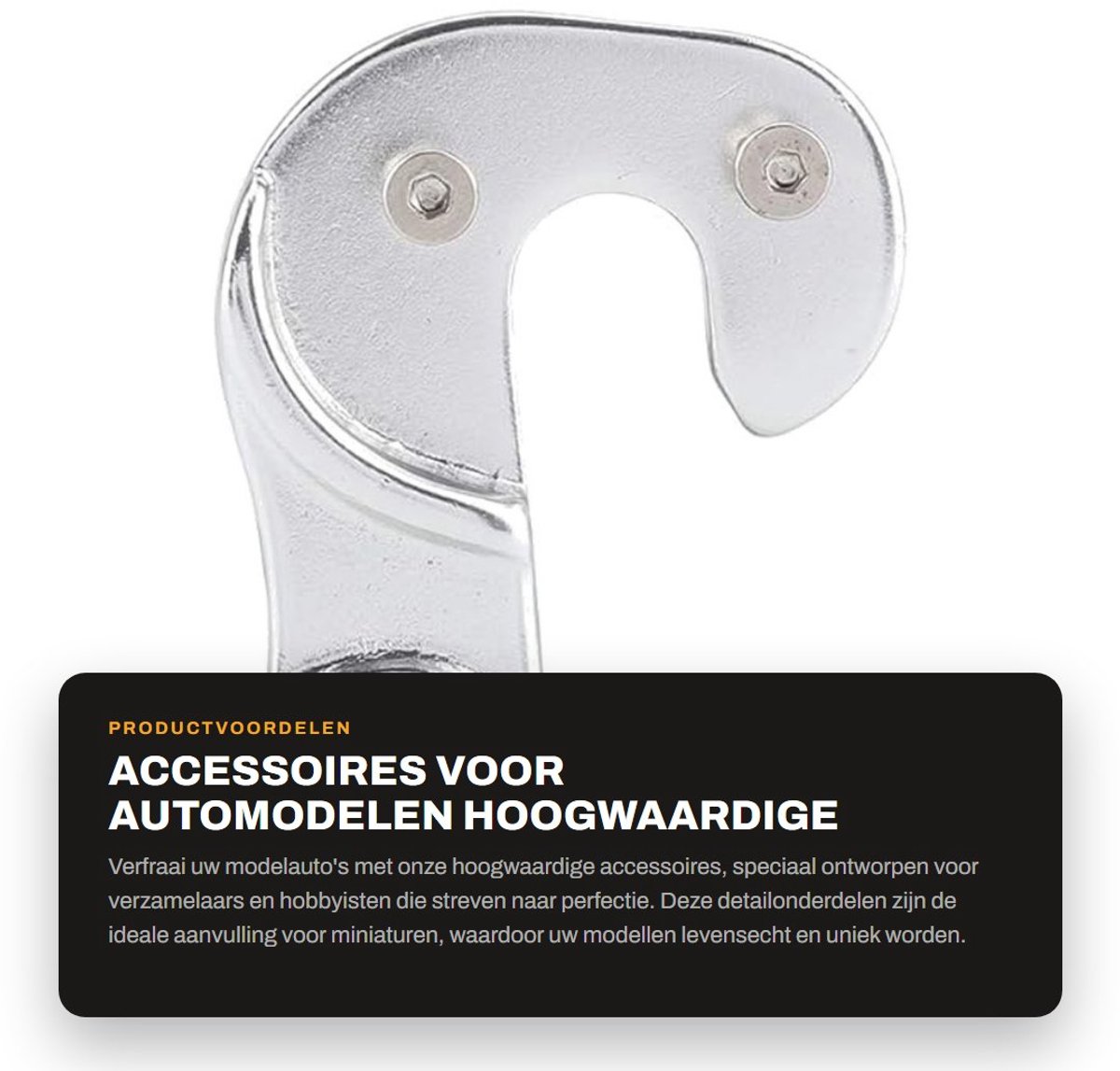 Dailygoods- Automodellen Hoogwaardige Detailonderdelen - Modelauto's - Miniaturen - Vaste Onderdelen - Accessoires - Perfecte Aanvulling