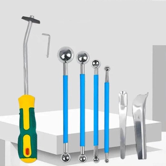 Voegen Verwijderaar Set - Tegel Reparatie - Voegen Reinigen - Ergonomisch Handvat - 8 Delig - Zoals Afgebeeld — afbeelding 5