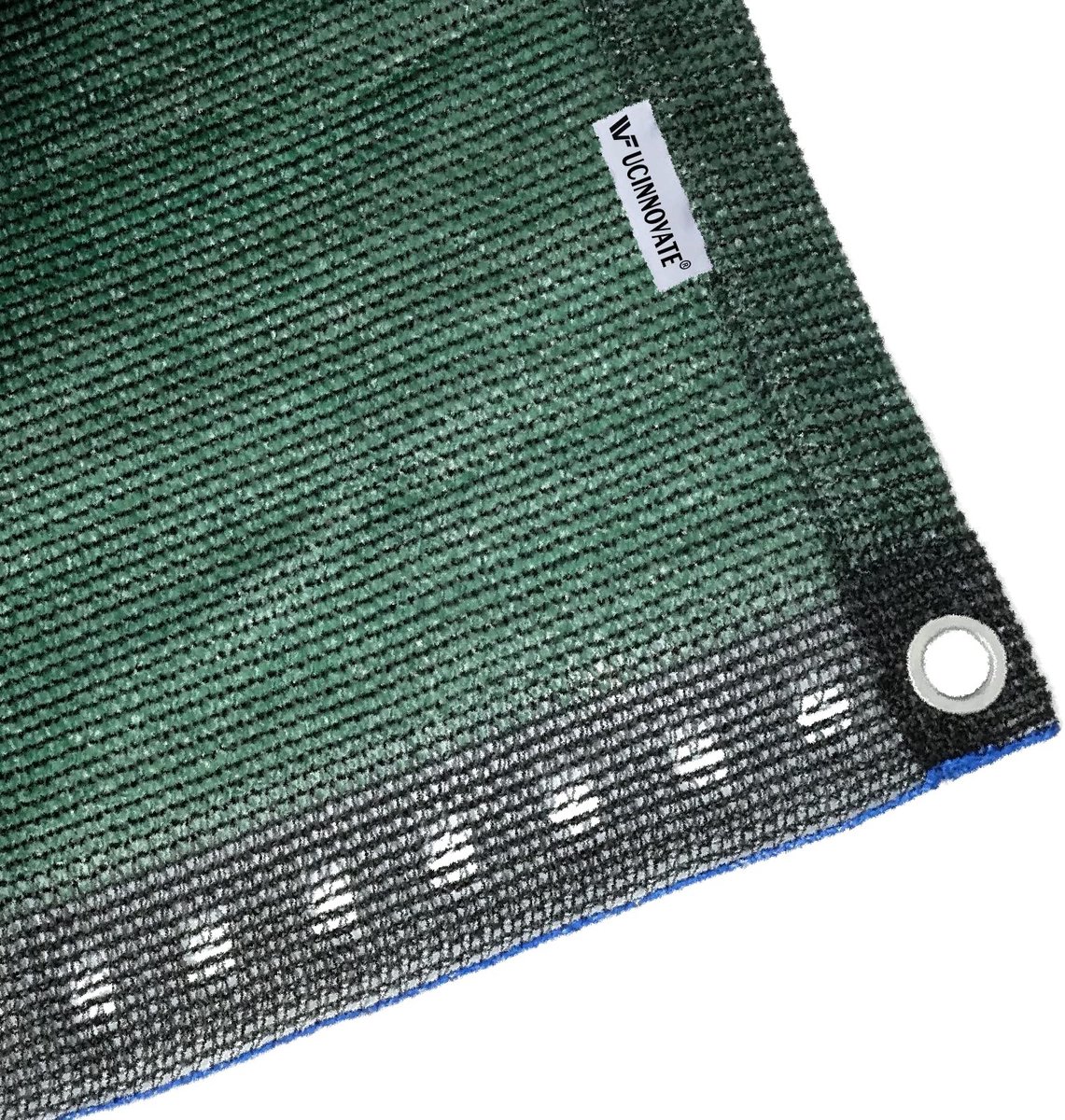 Dailygoods - 70% groene schaduwdoek 2 x 4 m zonnebrandstof tuinzonnescherm doek, duurzame uv-bestendige plantenhoes, groen schaduwnet met doorvoertules en oogjes voor kas patio pergola buiten