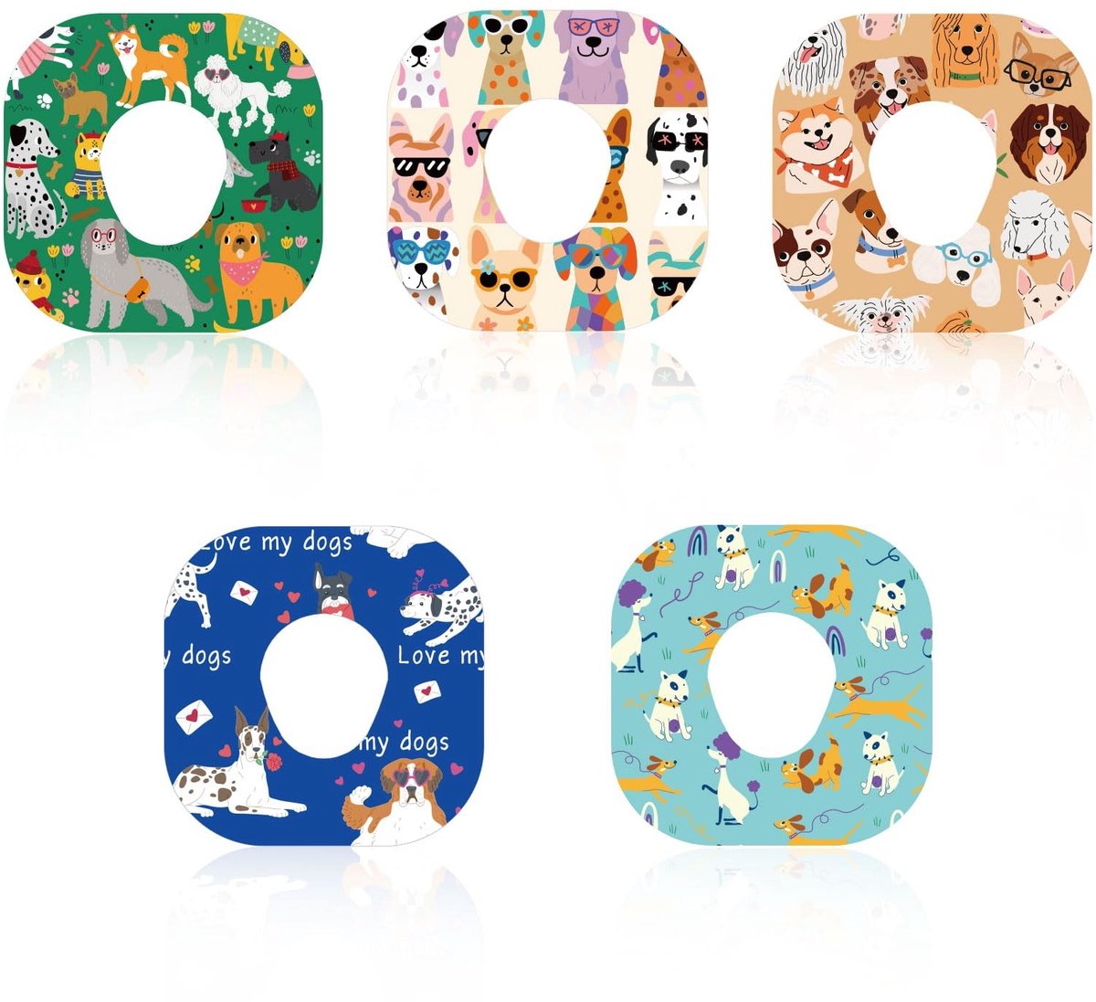 Dailygoods- Sensorhoesjes 40 Stuks - Waterdicht - Zelfklevend - Zweetbestendig - Niet-geweven Stof - Assorti Kleuren - Sensorafdekking